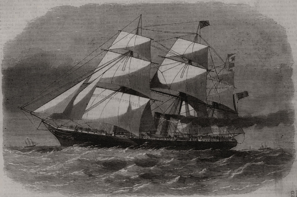 The screw steam-ship